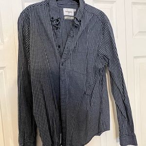 Mens Plaid Shirt button down